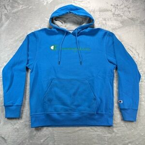 Champion Sweatshirt Hoodie Mens Size L Blue, Activewear Streetwear Cotton Spring
